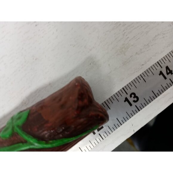 Vintage Ceramic Cross Crucifix Jesus Christ Hand Painted Wall Hanging Religious - Picture 8 of 9